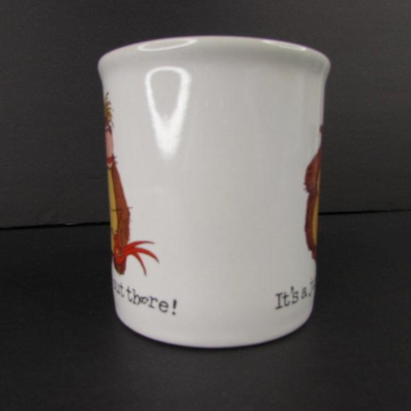 Its A Jungle Out There Orangutan Vtg Coffee Mug - Picture 3 of 10